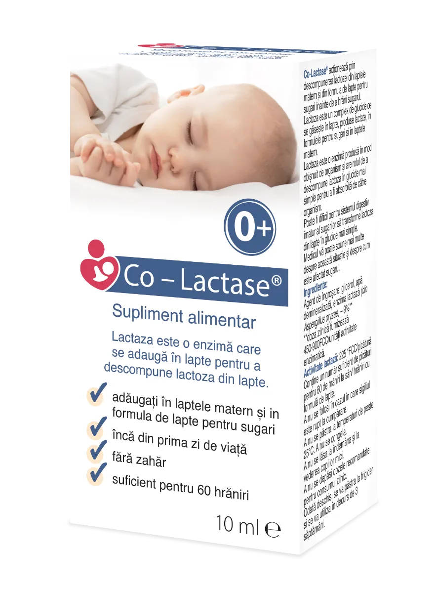 Picaturi pentru sugari Co-Lactase, 10ml, Maxima HealthCare 
