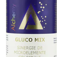 Sinergie de aur argint crom si vanadiu coloidal Gluco Mix 15ppm, 480ml, Alchemy