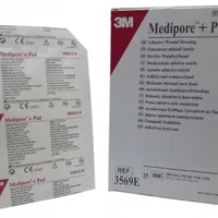Pansament cu pad central absorbant Medipore + Pad 10x15 cm, 1 bucata, 3M Healthcare