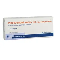 Propafenona 150mg, 20 comprimate, Arena