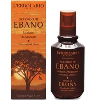 L'Erbolario Deodorant lotiune Notes Of Ebony, 100ml