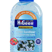 Gel dezinfectant de maini cu granule de Vitamina A, E si lotiune hidratanta cu aroma de Blue Flowers, 50m, HiGeen
