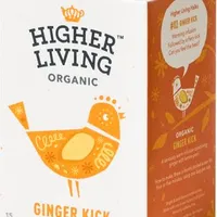 Ceai Ginger Kick Bio, 15 plicuri, Higher Living