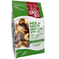 Mix de fructe confiate si nuci, 100g, Sunset Nuts