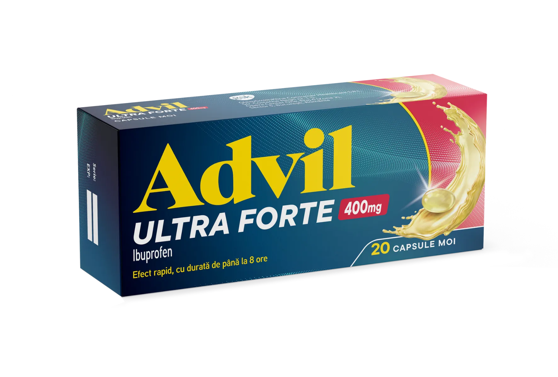 Advil Ultra Forte 400mg, 20 capsule moi, GSK 