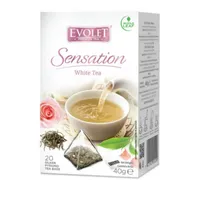 Ceai alb Sensation, 20 plicuri, Evolet