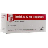 Sotalol AL 80 mg, 50 comprimate, Aliud Pharma