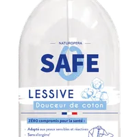 Detergent bio pentru rufe cu parfum de bumbac fara alergeni, 1000ml, Safe
