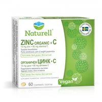 Zinc organic + C, 60 comprimate, Naturell
