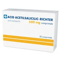 Acid Acetilsalicilic Richter 500 mg, 30 comprimate, Gedeon Richter