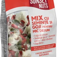 Mix cu seminte si goji pentru mic dejun, 100g, Sunset Nuts