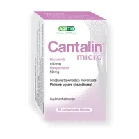Cantalin Micro 450 mg/50 mg, 32 comprimate, Agetis