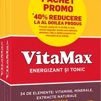 Pachet Vitamax 1 + 40% reducere la al doilea produs, 2 x 15 capsule, Perrigo