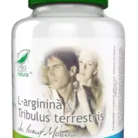 L-arginina si Tribulus Terrestris, 150 capsule, Pro Natura