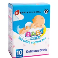 Bautura anti-colici Baby Care, 10 plicuri, Sprint Pharma