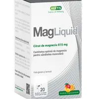 Citrat de magneziu Mag Liquid 815mg, 20 plicuri, Agetis