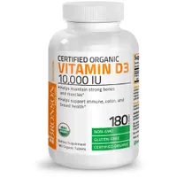 Vitamina D3 10000UI, 180 tablete, Bronson Laboratories
