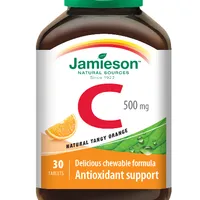 Vitamina C 500mg, 30 tablete masticabile, Jamieson