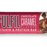 Baton proteic cu 9 vitamine Chocolate Caramel Flavour, 55g, Fulfil Nutrition