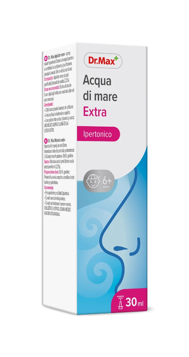Dr. Max Spray nazal hipertonic Extra, 30ml 