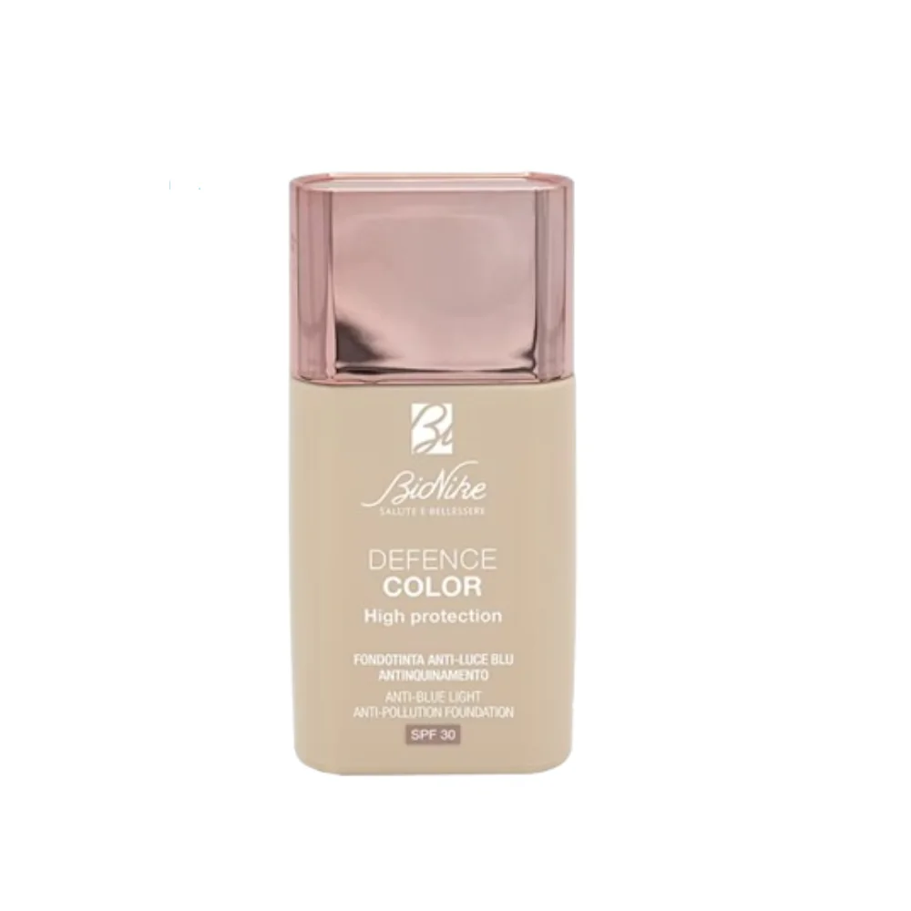 Fond de ten SPF 30 anti-lumina albastra si poluare 304 Beige Defence Color High Protection, 30ml, Bionike