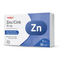 Dr. Max Zinc 15mg, 30 comprimate