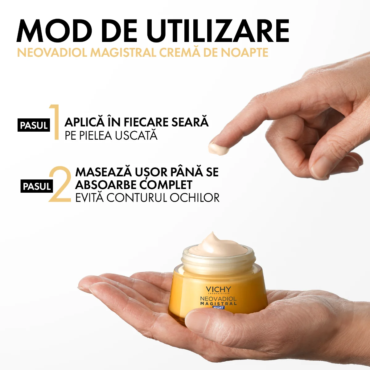 Crema de noapte antirid cu efect de refacere a lipidelor si fermitate Neovadiol Post-Menopause, 50ml, Vichy