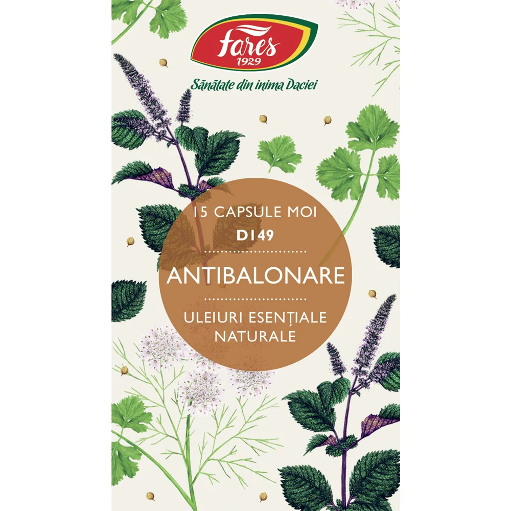 Antibalonare, 15 capsule moi, Fares