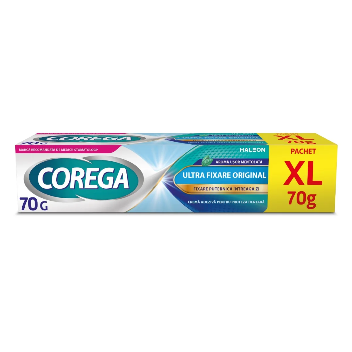 Crema adeziva pentru proteza dentara Ultra Fixare Original, 70g, Corega