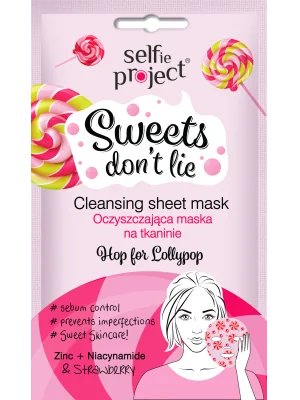 Masca curatare fata Hop for Lollypop, 15ml, Selfie Project