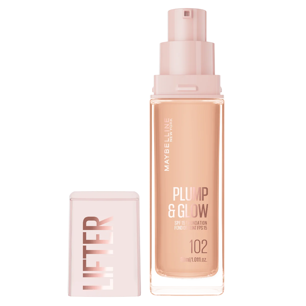 Fond de ten Lifter Plump & Glow Nr. 102, 30ml, Maybelline