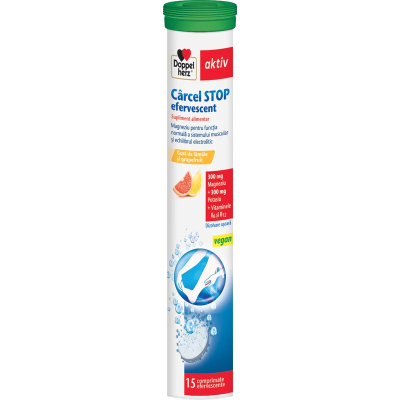 Carcel stop, 15 comprimate efervescente, Doppelherz