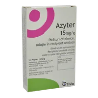 Azyter solutie oftalmica 15mg/g, 6 doze, Thea