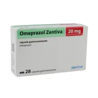 Omeprazol Zentiva 20mg, 28 capsule gastrorezistente, Zentiva