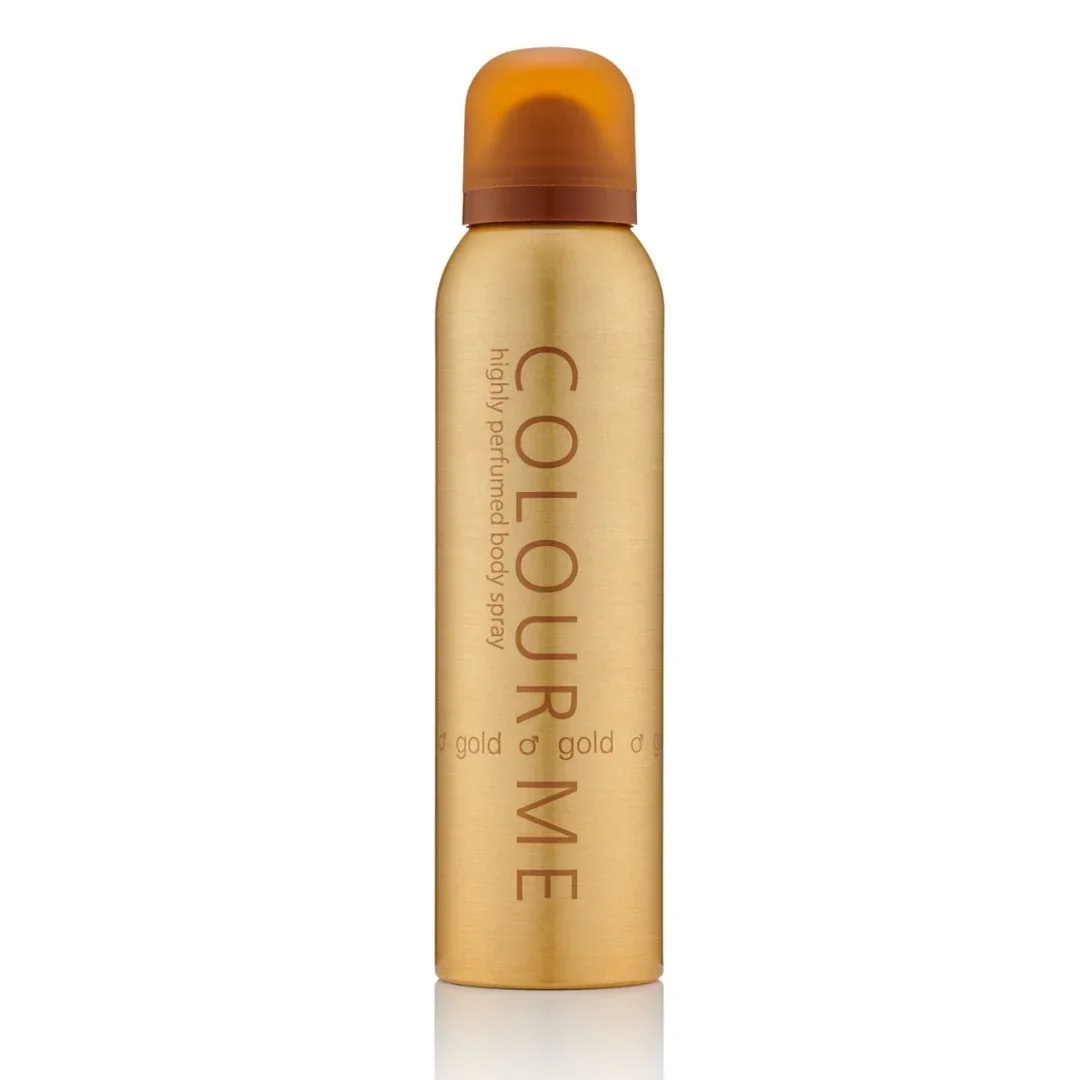 Set Apa de parfum pentru barbati Gold 100ml + Spray de corp Colour Me 150ml, Milton-Lloyd Fragrances 