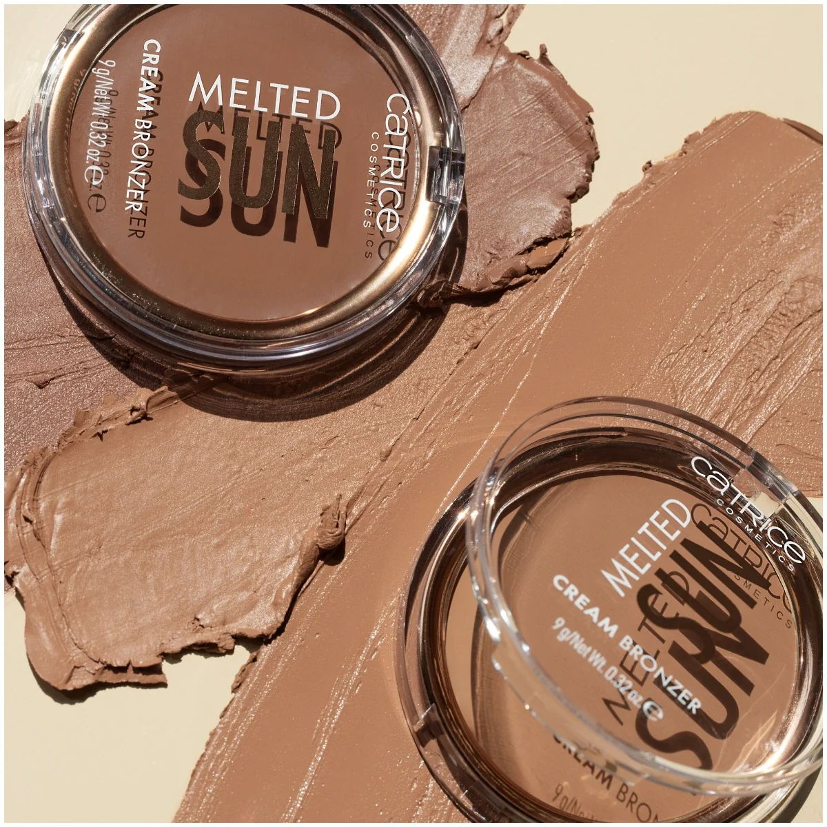 Bronzer cremos pentru fata Melted Sun Cream Bronzer 030 - Pretty Tanned, 9g, Catrice