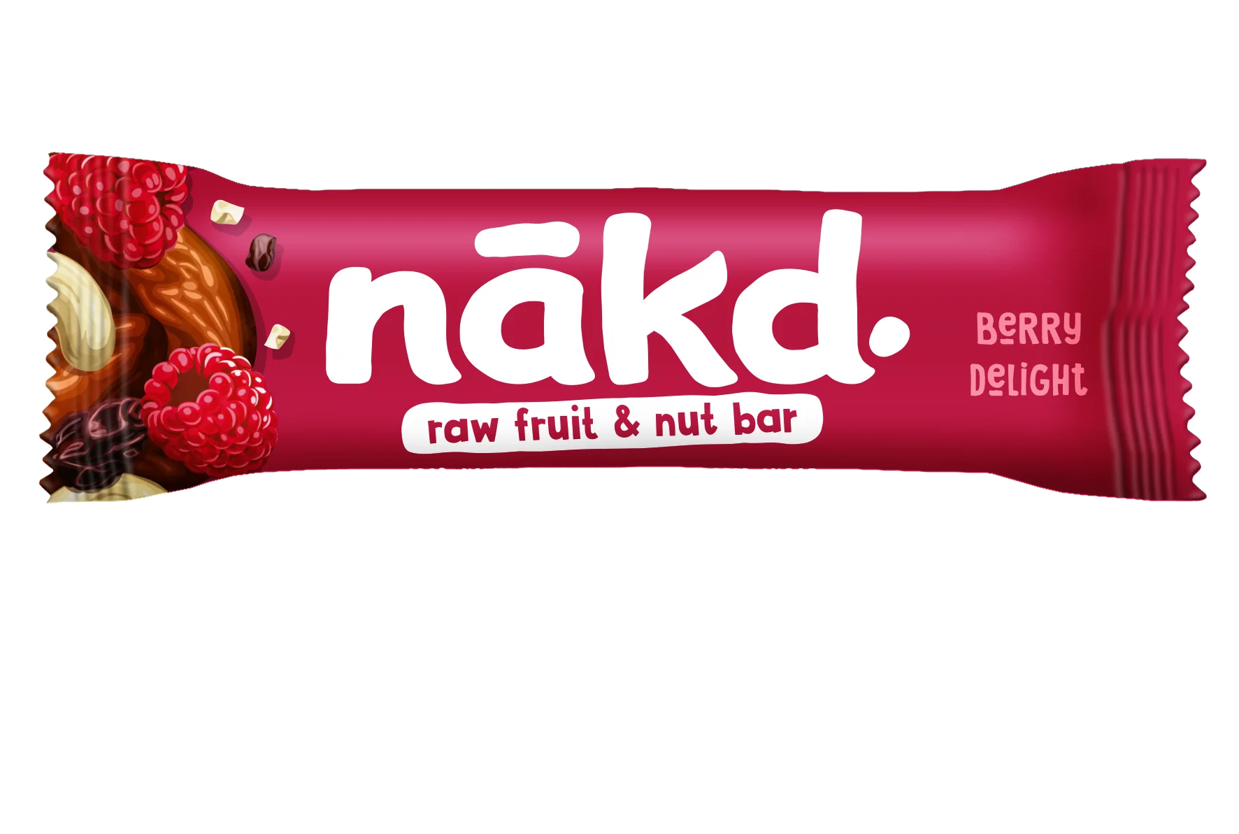 Baton cu zmeura raw vegan, 35g, Nakd