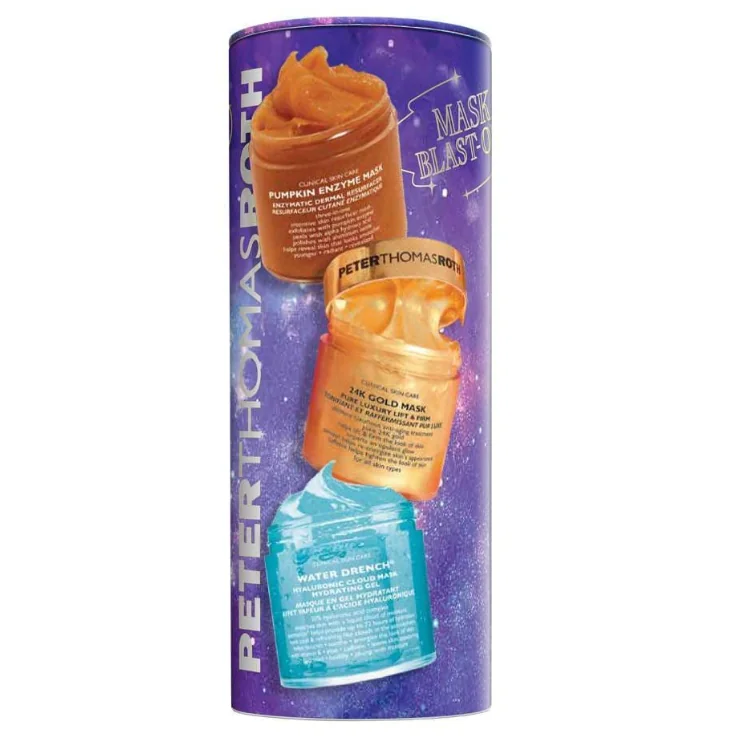 Set Masca de fata Pumpkin + Masca de fata Water Drench + Masca de fata 24K Gold, 3 x 50ml, Peter Thomas Roth