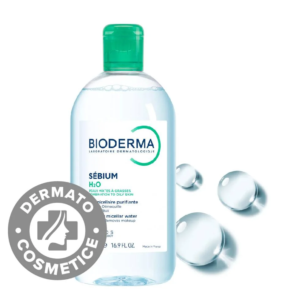 Solutie micelara Sebium H2O, 500ml, Bioderma
