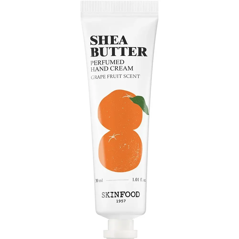 Crema de maini parfumata cu unt de shea si aroma de grapefruit, 30ml, Skinfood
