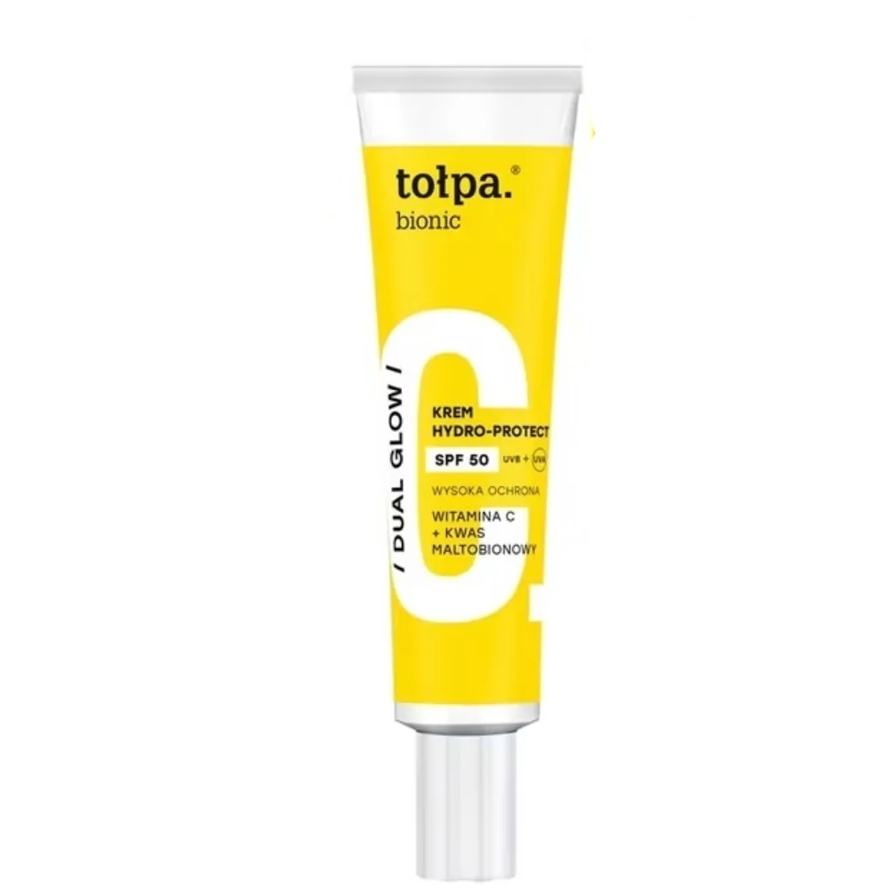Crema de fata cu protectie solara SPF50 Dermo Bionic Glow, 40ml, Tolpa