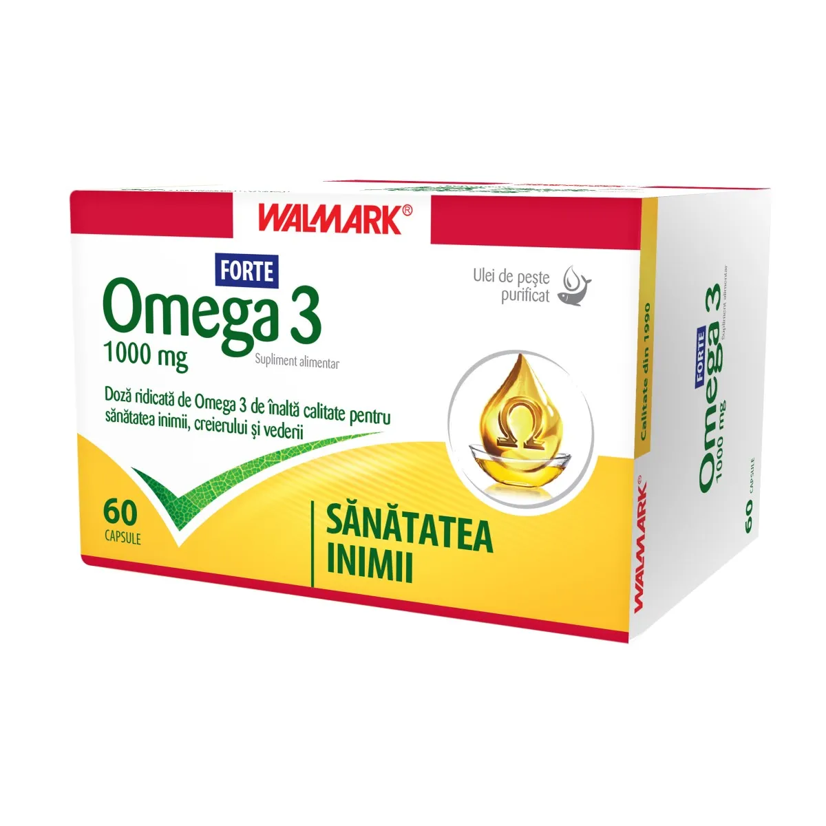 Omega 3 Forte, 60 capsule, Walmark
