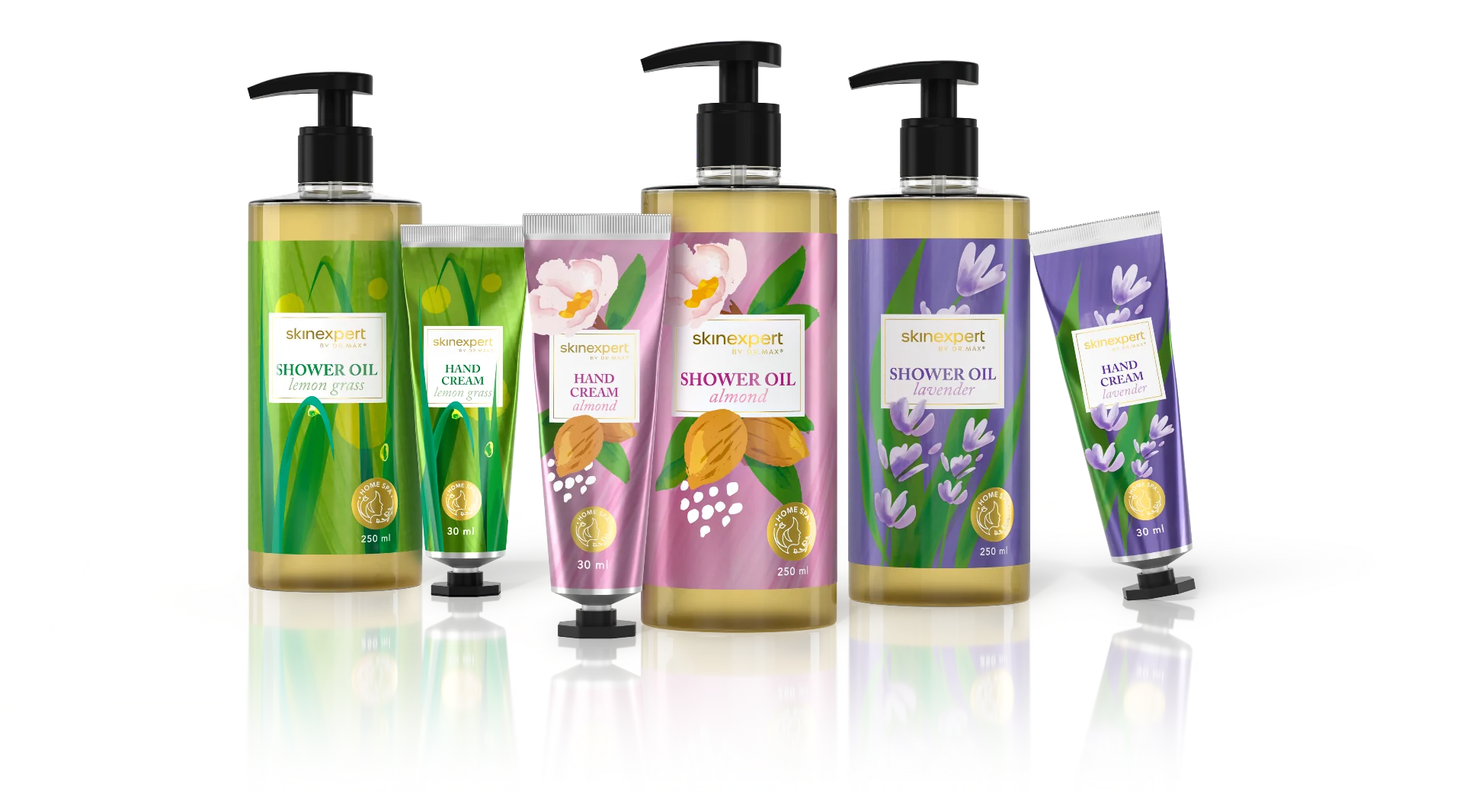 Skinexpert by Dr. Max® Home Spa Ulei de dus cu migdale, 250ml
