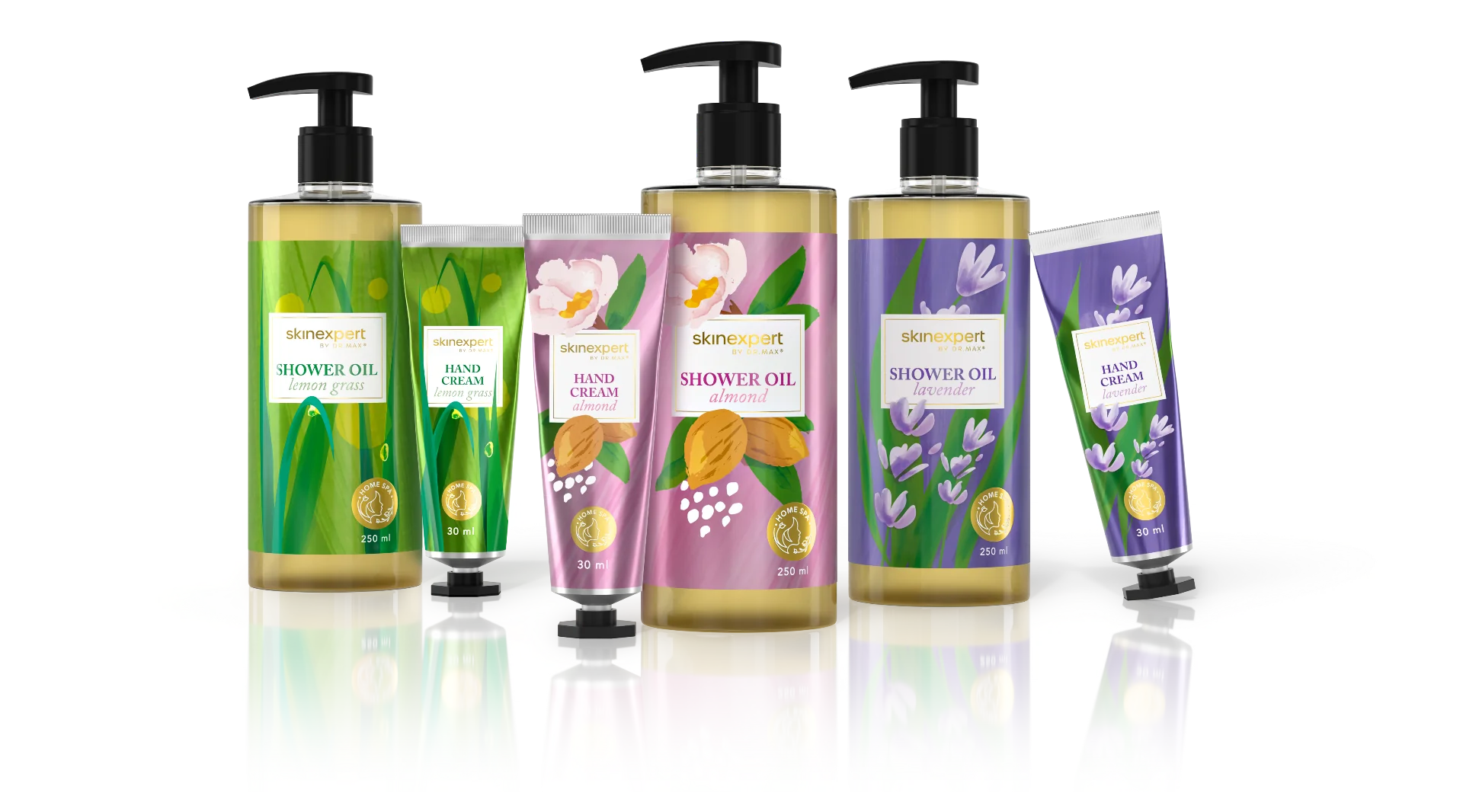 Skinexpert by Dr. Max® Home Spa Ulei de dus cu migdale, 250ml