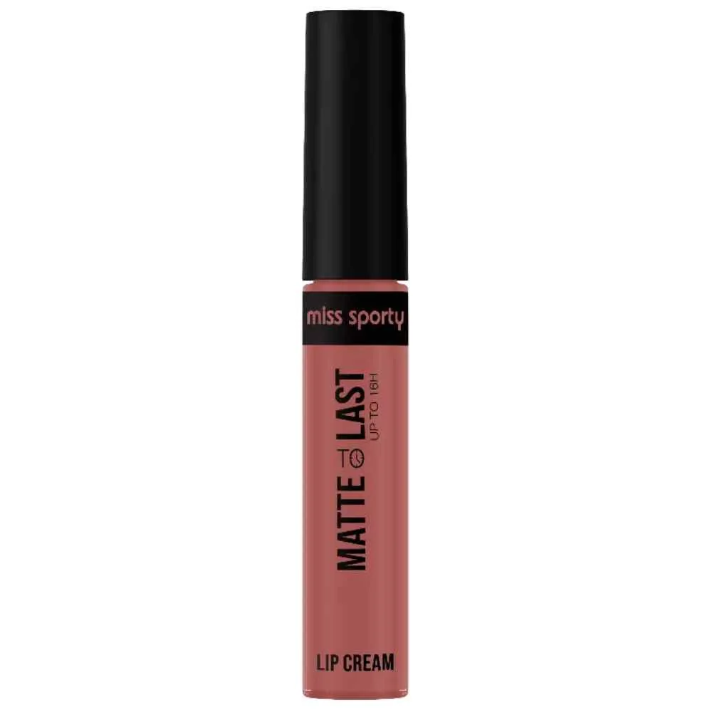 Ruj lichid Matte to Last 16H 800 Peachy, 7ml, Miss Sporty