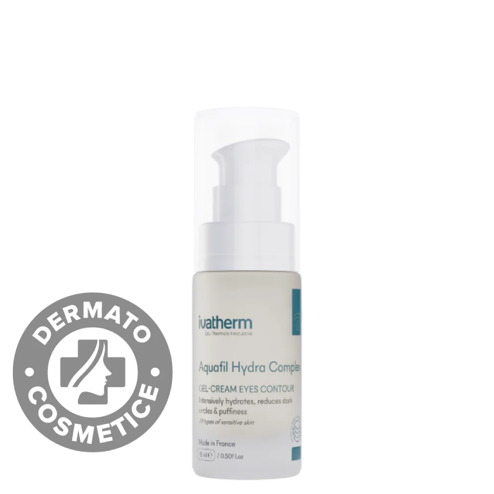 Gel-crema contur ochi Aquafil Hydra Complex, 15ml, Ivatherm