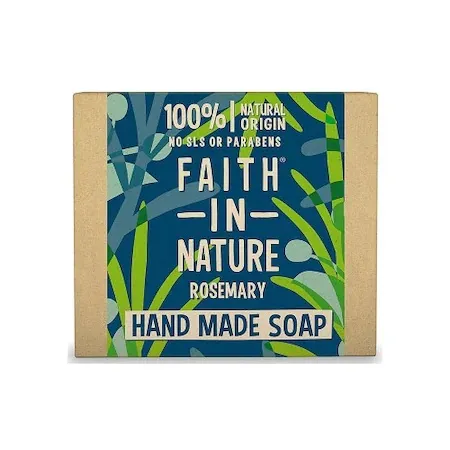Sapun natural solid cu rozmarin, 100g, Faith in Nature