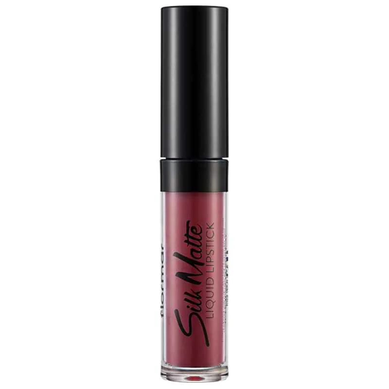 Ruj de buze lichid Silk Matte No 15 Pretty Plum, 4.5ml, Flormar