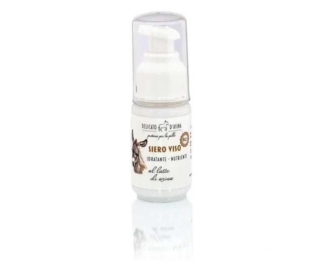 Serum facial bio hidratant si regenerant cu lapte de magarita Delicato d'Asina, 30ml, Florinda
