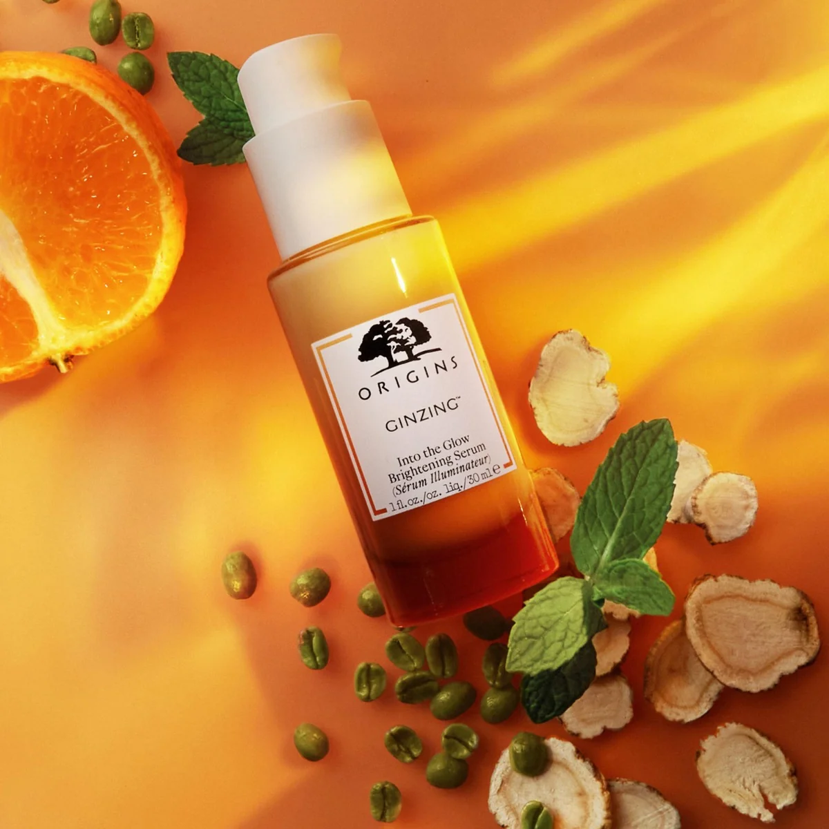 Ser iluminator Ginzing, 30ml, Origins